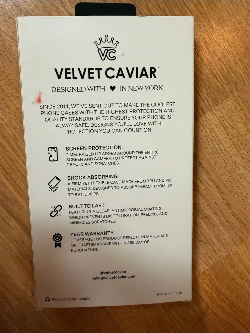 Velvet Caviar Pink Layered Heart iPhone Case New in Box